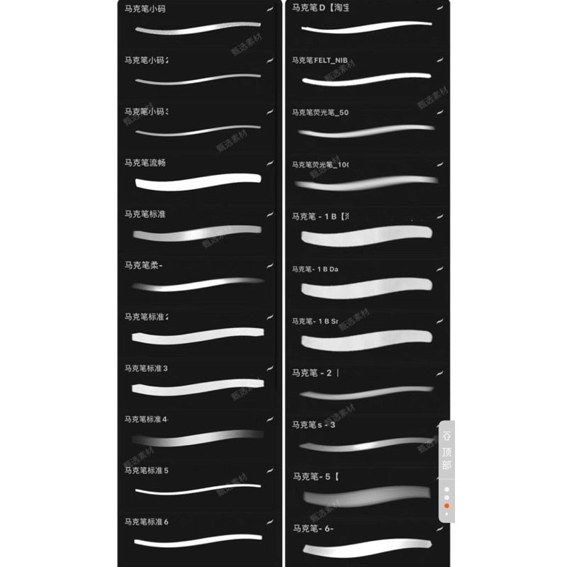 Procreate/Ps 133 บรัชสีน้ำ