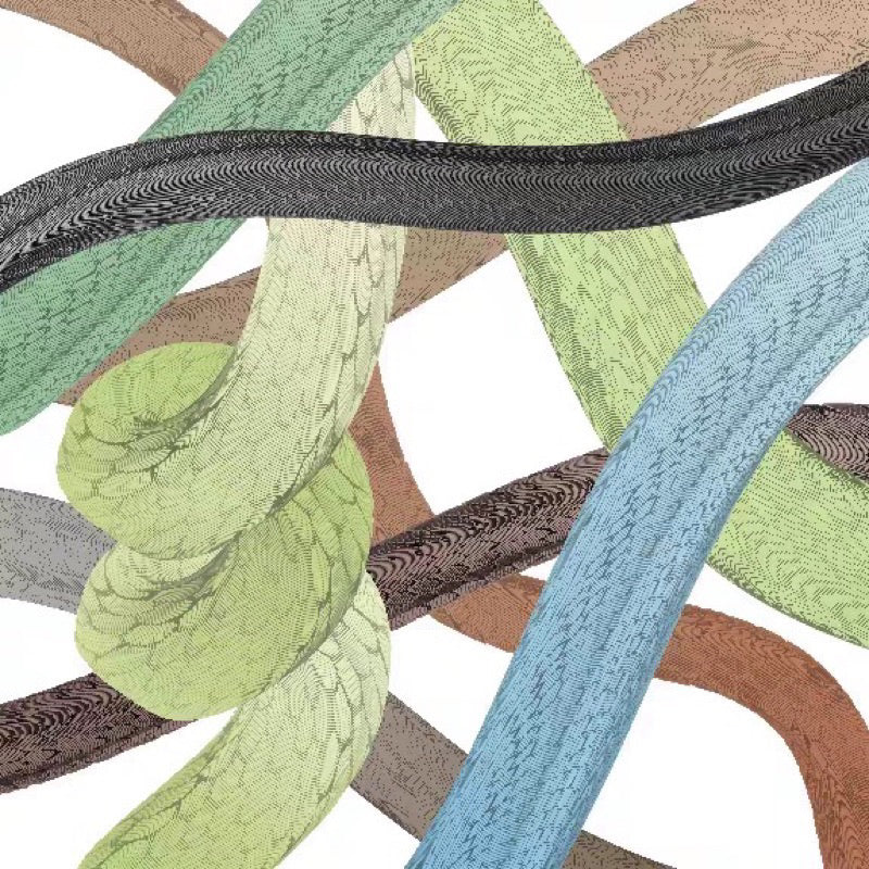 Procreate บรัชเกล็ดงู หนังงู