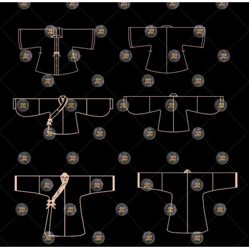 [Procreate/Ps] 46 บรัชชุดฮั่นฝู่