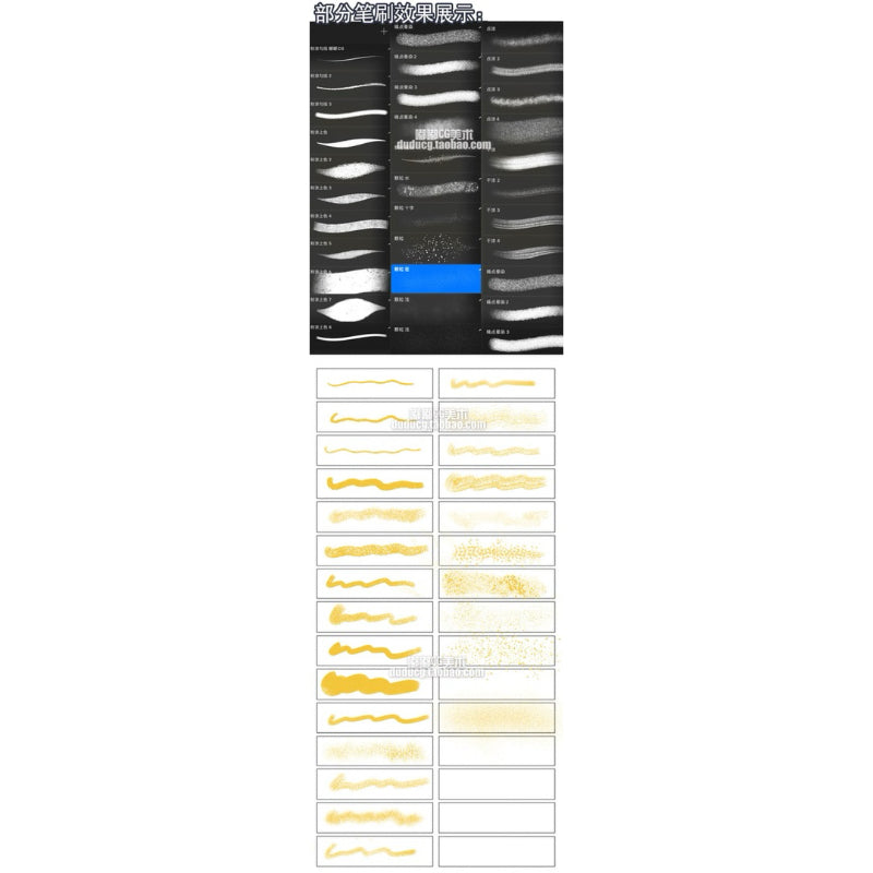 Procreate 30 บรัช pen noise (b744)