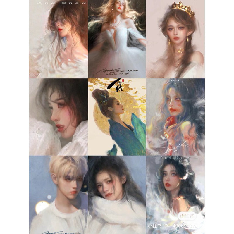 Procreate set บรัช oil painting