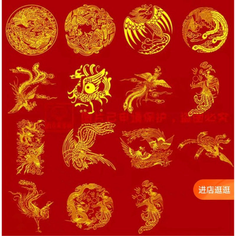 Procreate/Ps 66 Dragon and phoenix