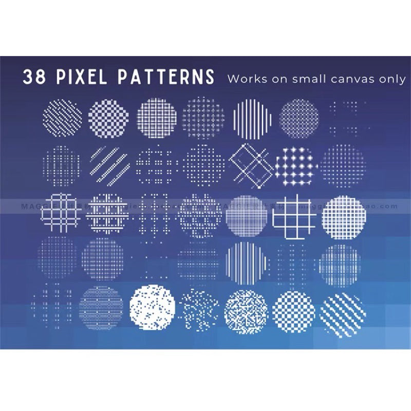 [procreate] 179 Pixel Art Brushes