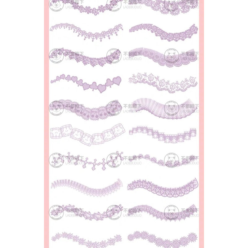 Procreate 256 บรัชเซตผ้าลูกไม้