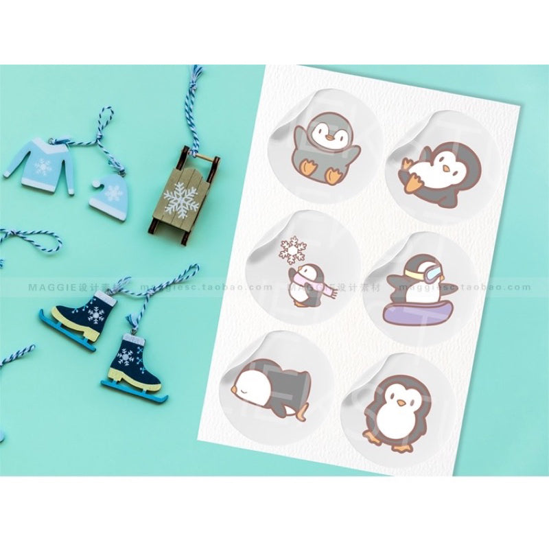 Procreate 42 บรัช Cute Penguins