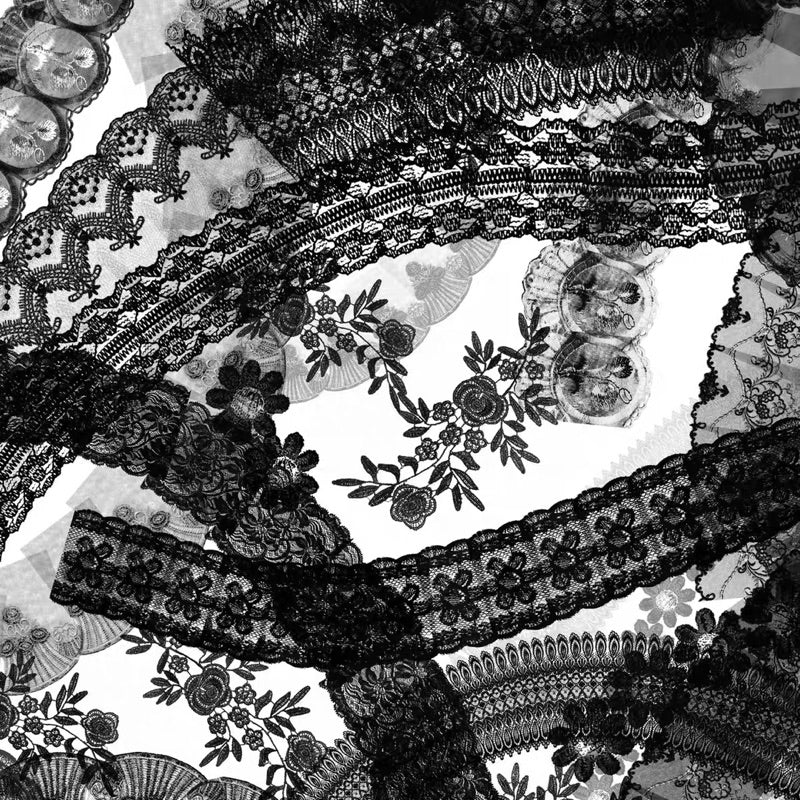 Procreate 21 บรัช retro realistic lace