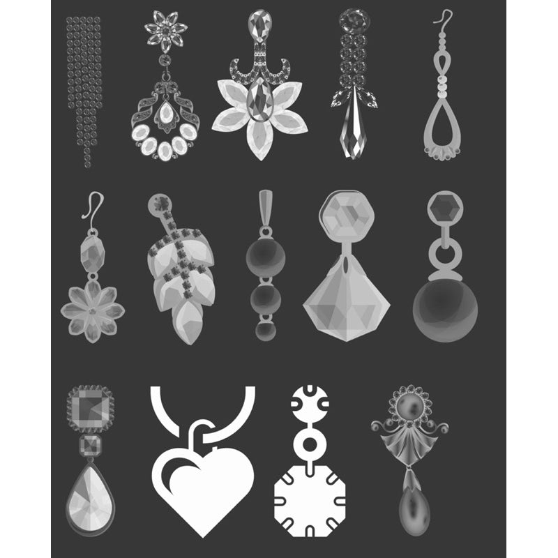 Procreate/Ps 52 บรัชต่างหูเพชรพลอย