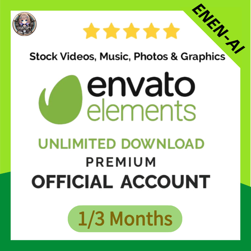 คนไทยขาย Envato Elements Premium Official  [No disabled issues] [No VPN] [ENEN-AI ]