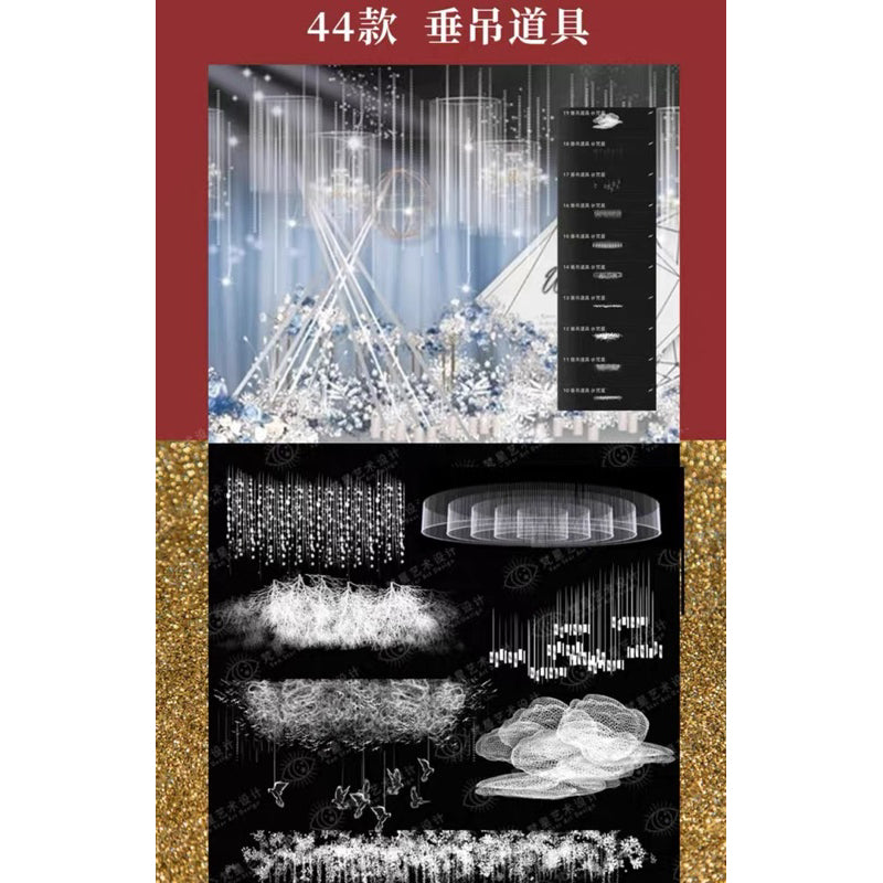 Procreate เซตบรัช Wedding Design