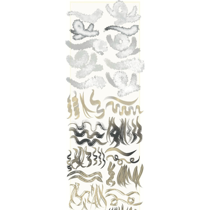 Procreate เซตบรัชผม ผมเปีย ผมลอน ขนนุ่มๆ (E1)