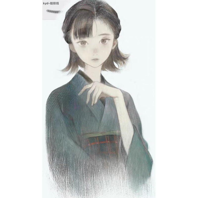 Procreate 25 บรัชสเก็ต ลายเส้นดินสอ เอฟเฟคมังงะ