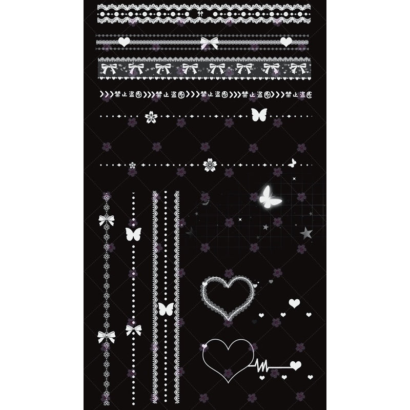 Procreate/Ps 27 บรัชเส้นขอบตกแต่งน่ารักๆ