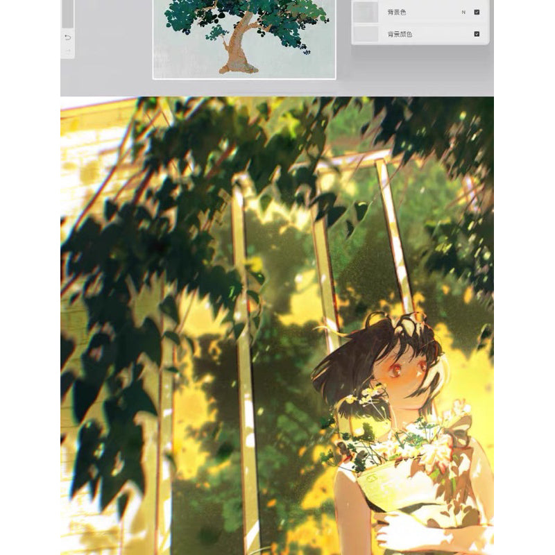 Procreate เซตบรัชใบไม้