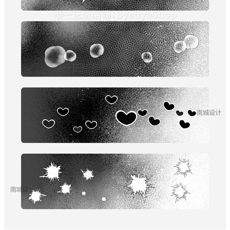 Procreate เซตสกรีนโทน comic brush 1.0