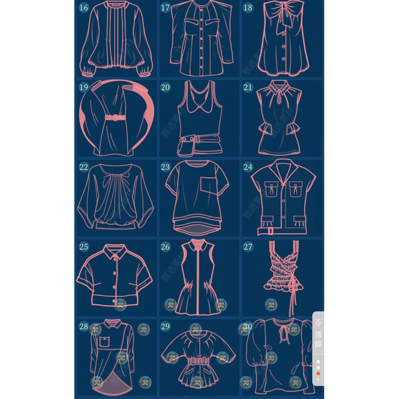 [Procreate/Ps] 60 บรัชเสื้อ