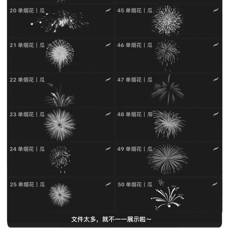 Procreate/Ps 284 บรัชเซตพลุ