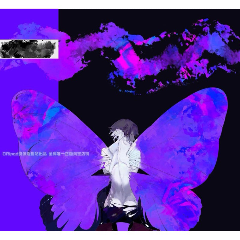 Procreate บรัชสี Acrylic 20 บรัช