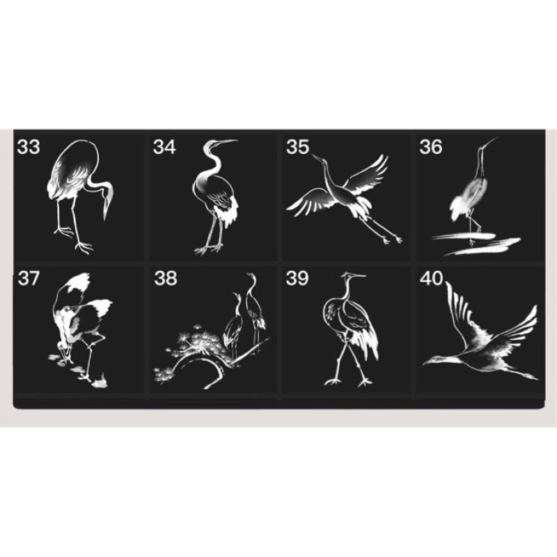 [Procreate] 40 บรัชกระเรียน