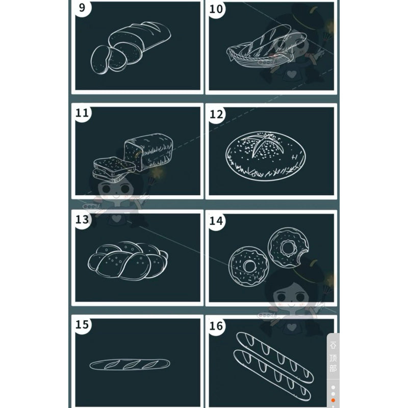 Procreate/Ps 68 บรัชขนมปัง เบเกอรี่