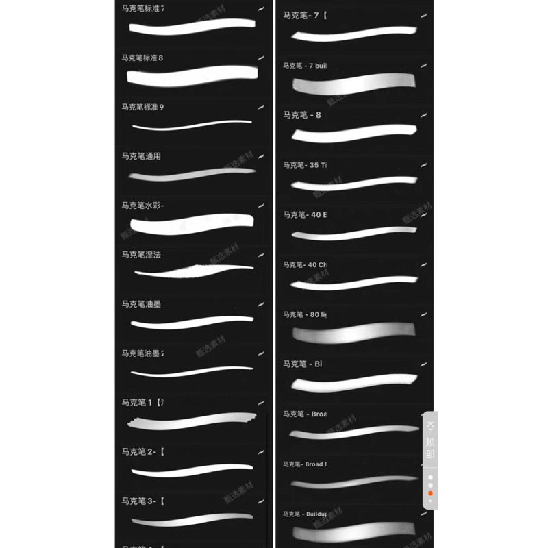 Procreate/Ps 133 บรัชสีน้ำ