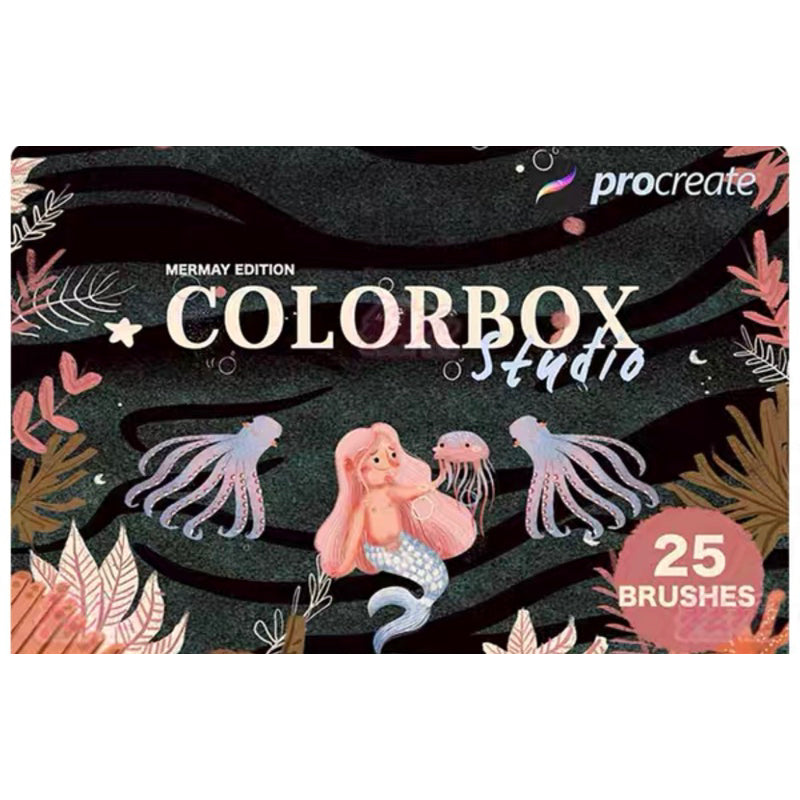 Procreate บรัชวาดนิทาน Picture book texture