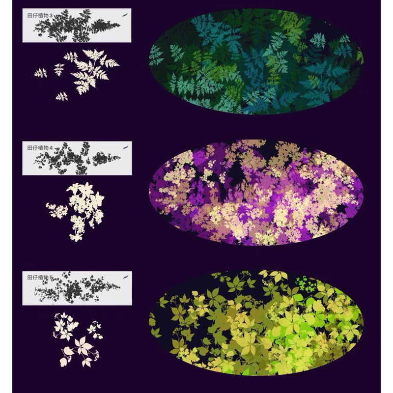 [Procreate] Flower brushes