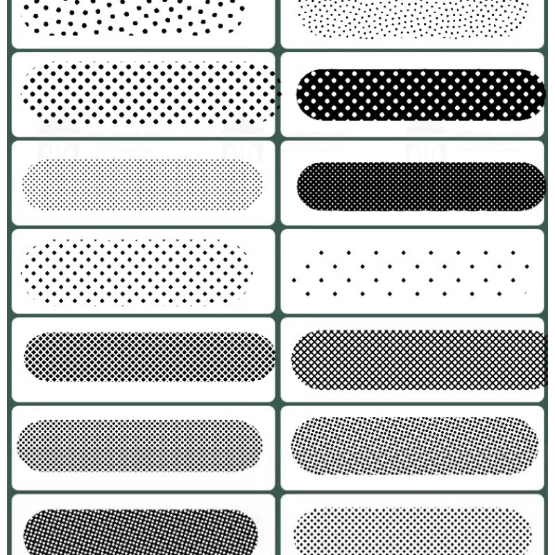 Procreate/Ps 100 บรัช dot line