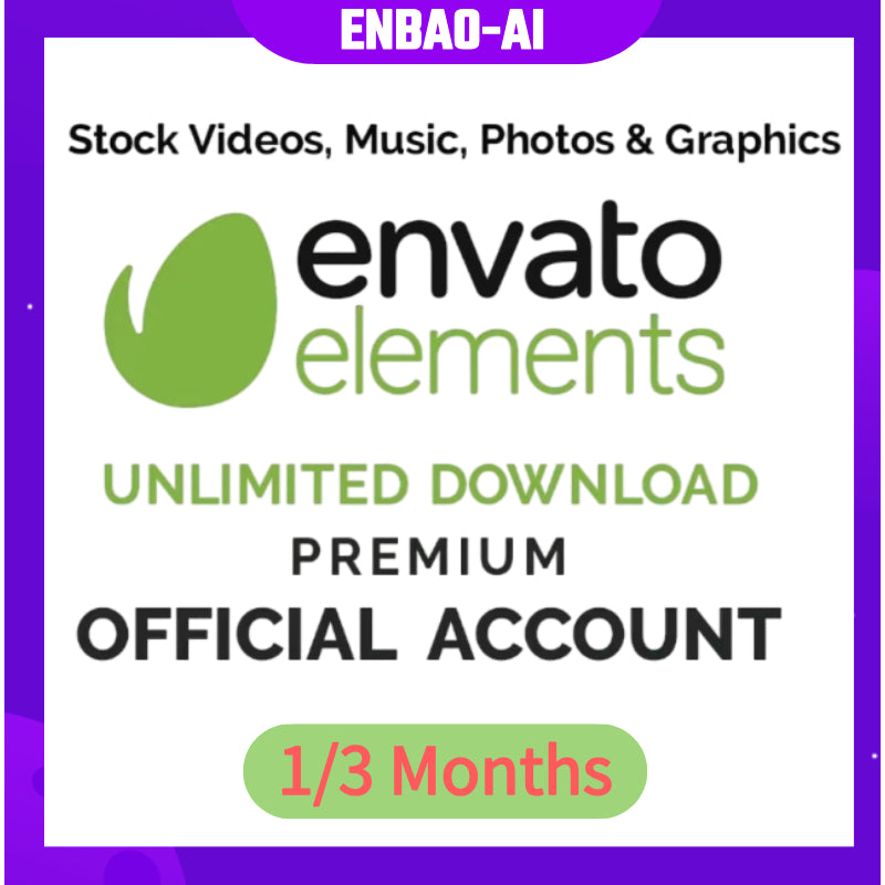[ENBAO-AI ]Envato Elements Premium Official [No VPN] [No disabled issues]